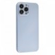  iPhone 13 Pro Max Kılıf Nano içi Kadife Silikon - Sky Blue