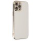 iPhone 12 Pro Kılıf Volet Silikon - Beyaz