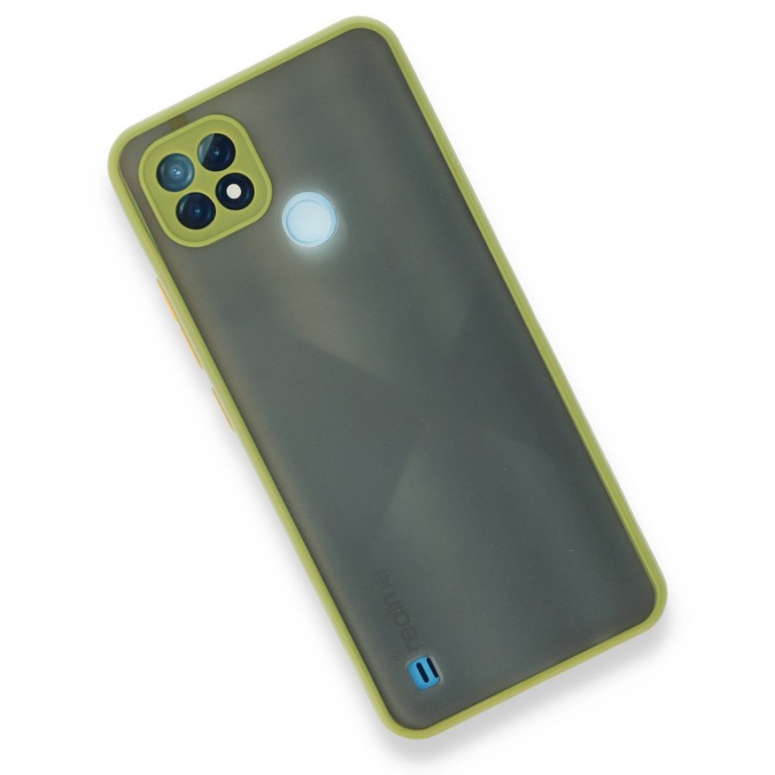  Realme C21 Kılıf Montreal Silikon Kapak - Açık Yeşil