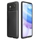  Xiaomi Pocophone X3 Kılıf Auto Focus Karbon Kapak - Siyah