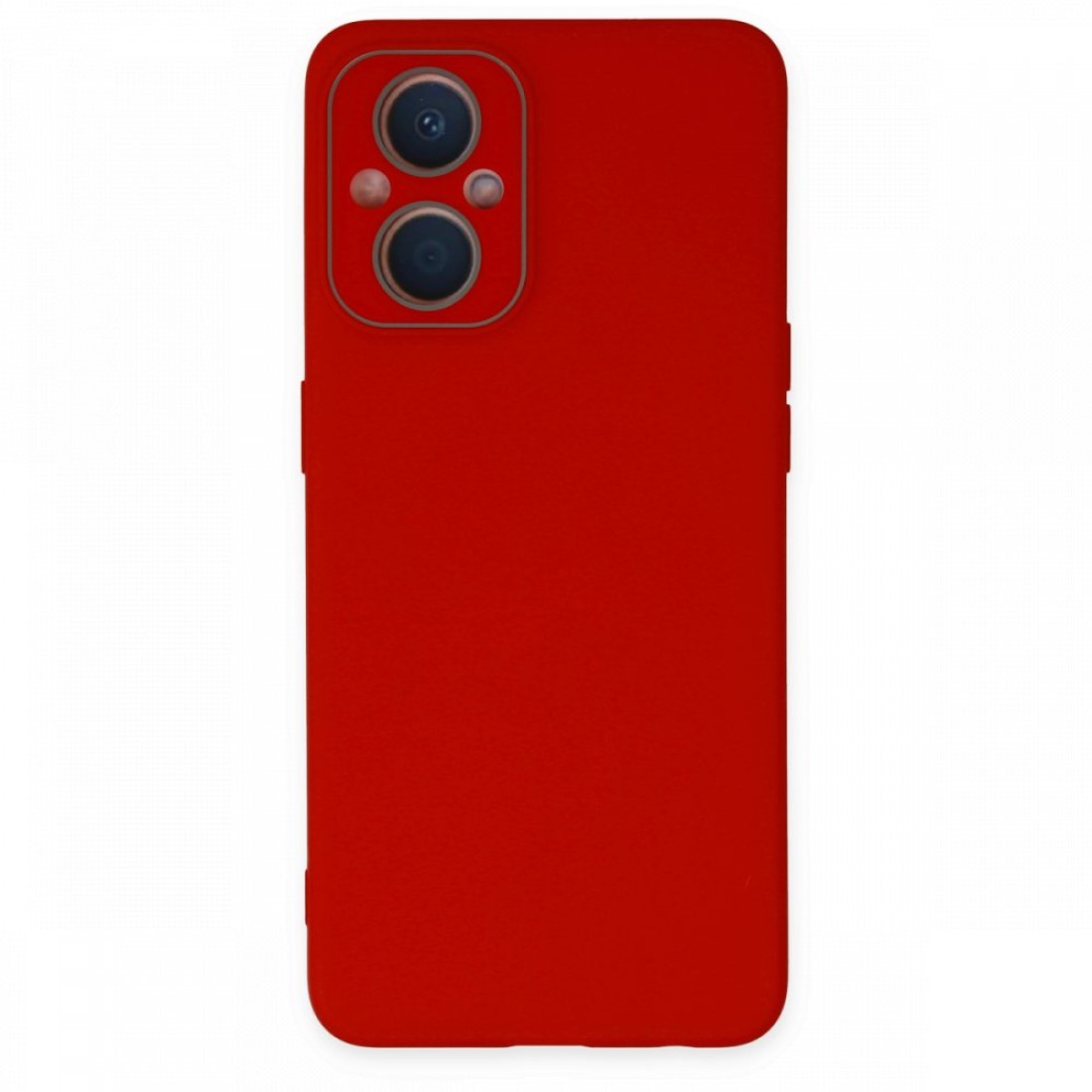  Oppo Reno 7 Lite Kılıf Lansman Glass Kapak - Kırmızı