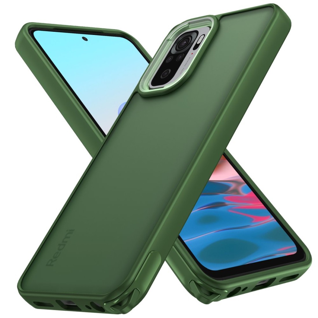  Xiaomi Redmi Note 10 Pro Kılıf Elegant Kapak - Yeşil