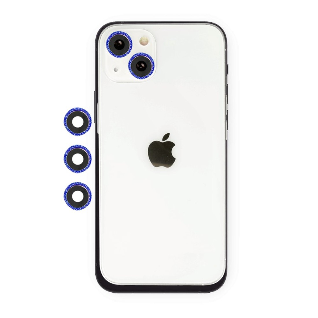  iPhone 13 Mini Shine Kamera Lens - Lacivert