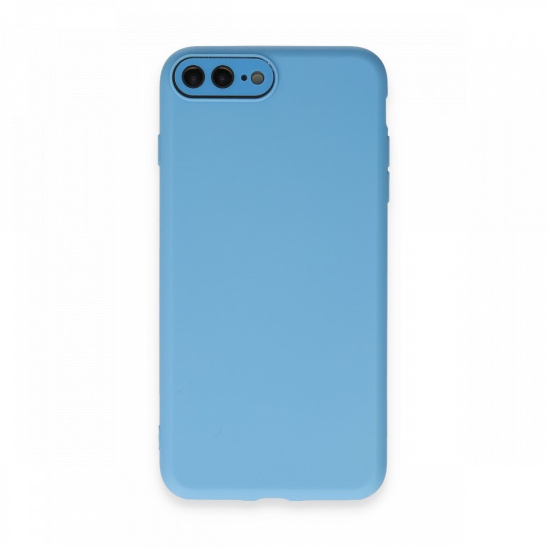  iPhone 7 Plus Kılıf Lansman Glass Kapak - Mavi