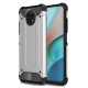  Xiaomi Redmi Note 9 5G Kılıf Tank Silikon Kapak - Gümüş