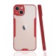  iPhone 13 Mini Kılıf Platin Silikon - Kırmızı