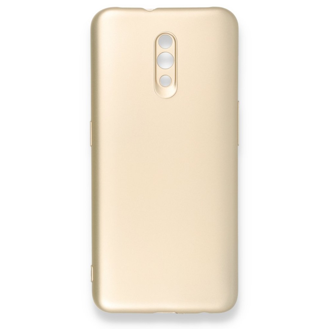  Oppo Reno Kılıf First Silikon - Gold