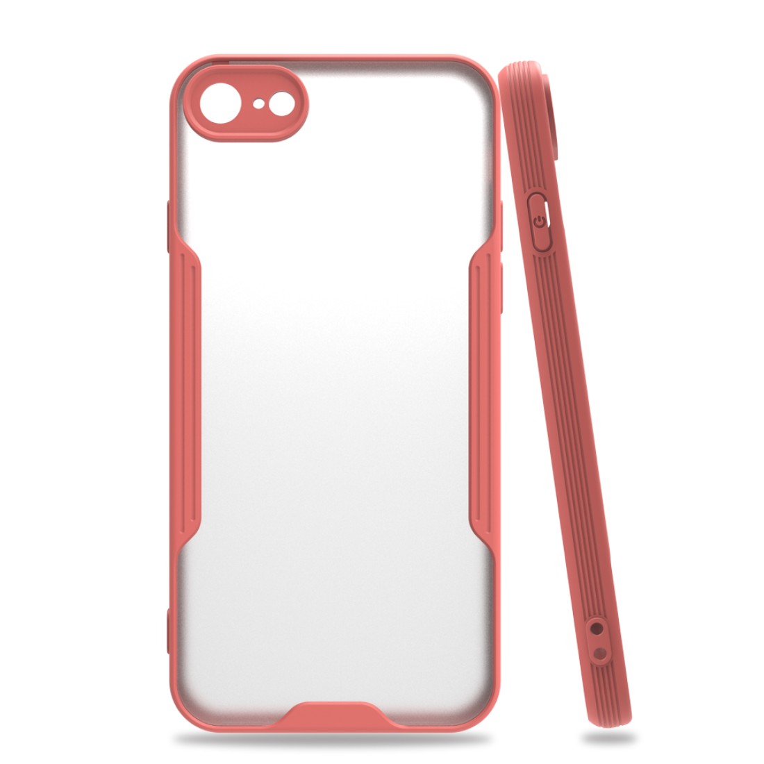  iPhone 7 Kılıf Platin Silikon - Pembe