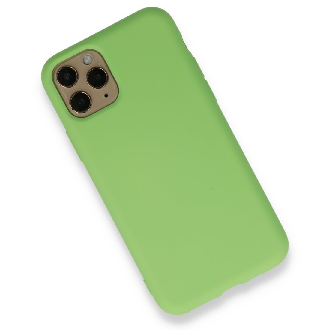  iPhone 11 Pro Kılıf Nano içi Kadife Silikon - Yeşil
