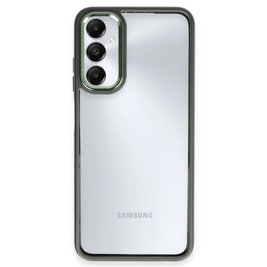  Samsung Galaxy A05S Kılıf Power Silikon - Koyu Yeşil