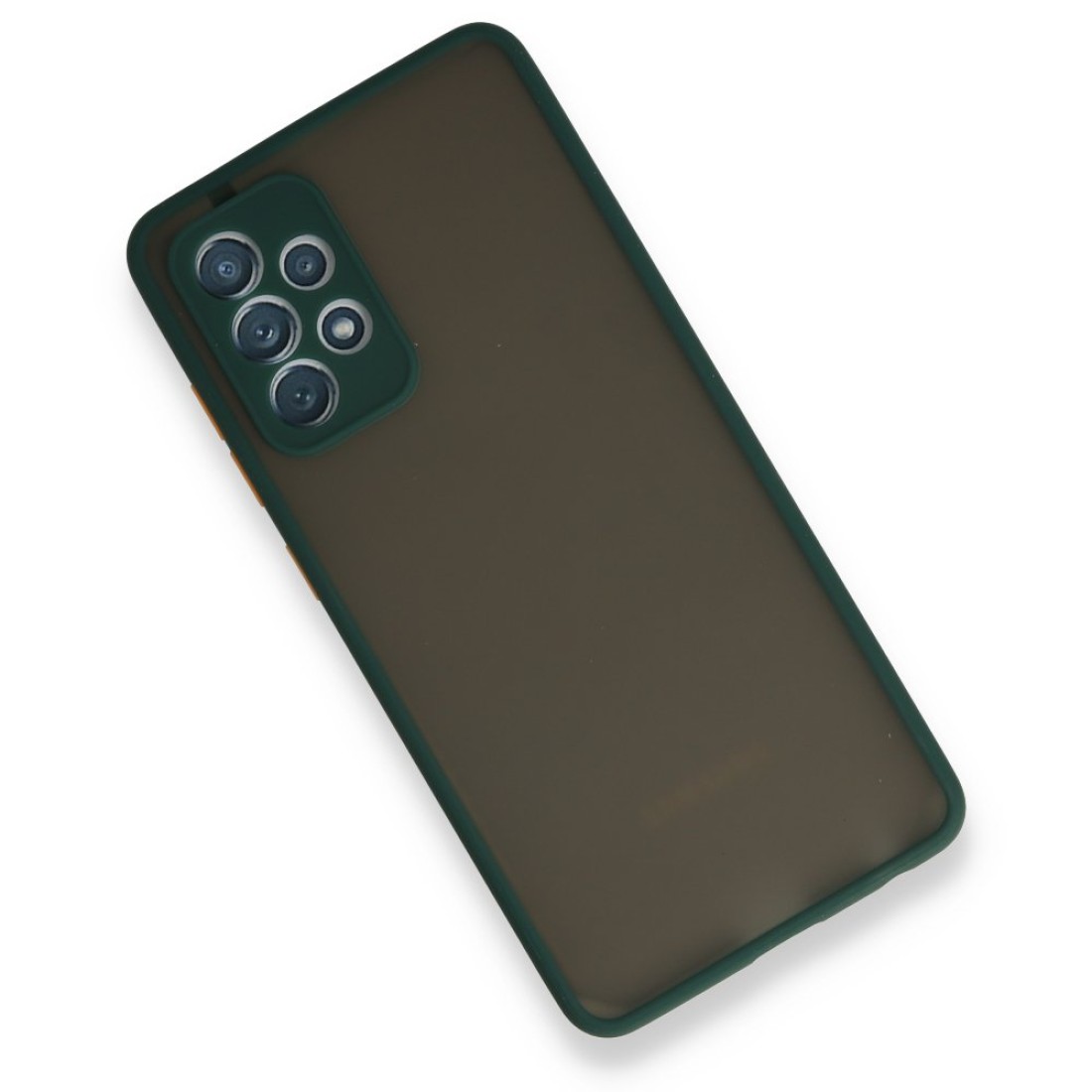 Samsung Galaxy A52S Kılıf Montreal Silikon Kapak - Koyu Yeşil Samsung Galaxy A52S Kılıf Montreal Silikon Kapak - Koyu Yeşil