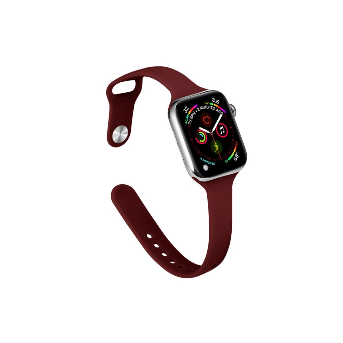  Apple Watch 38mm Klasik Kordon - Bordo