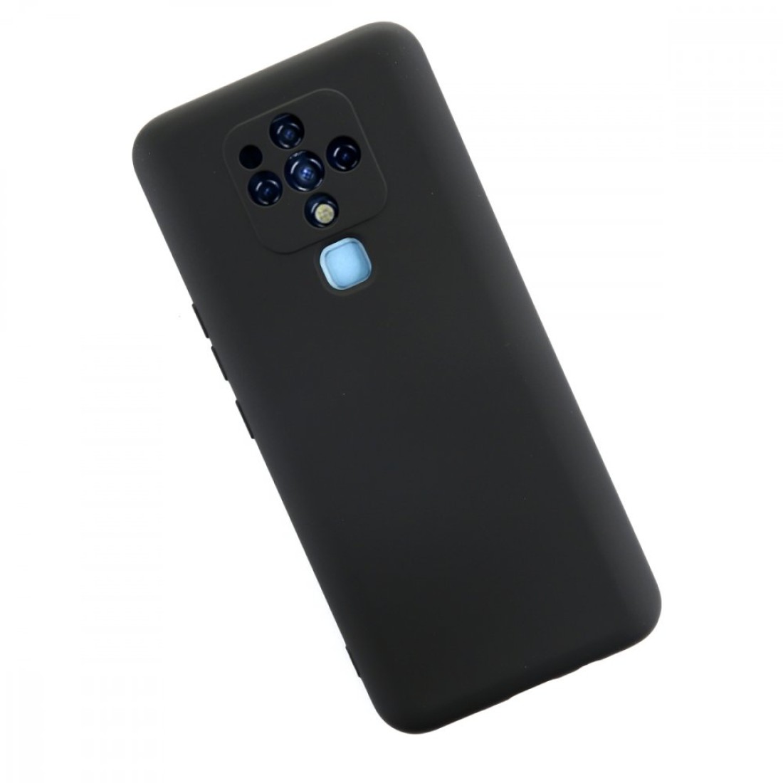  Tecno Camon 16 Kılıf Nano içi Kadife Silikon - Siyah