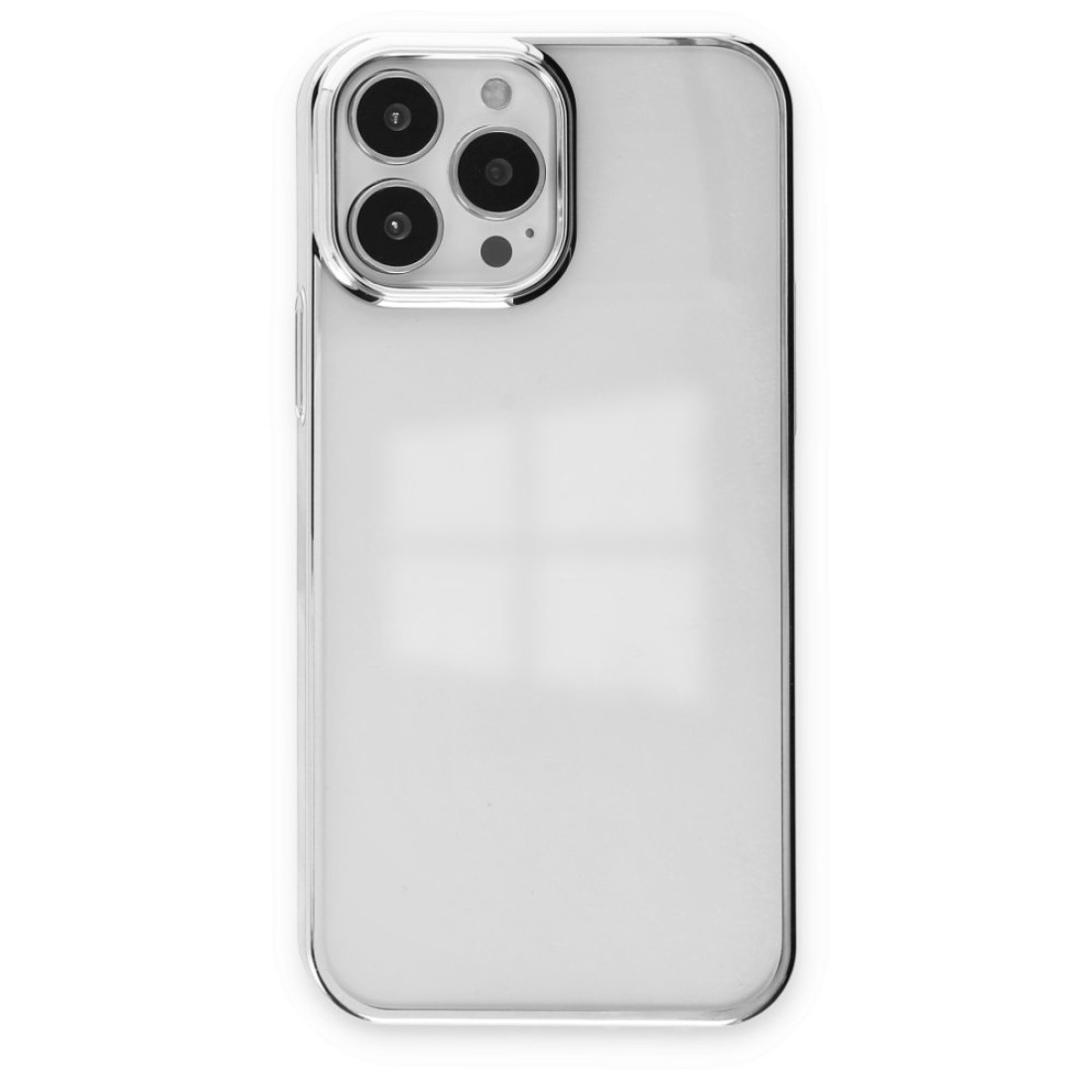  iPhone 14 Pro Max Kılıf Element Silikon - Gümüş