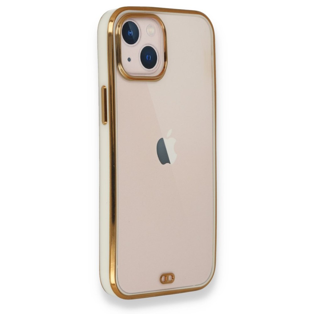  iPhone 13 Kılıf Liva Silikon - Beyaz
