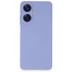  Realme C55 Kılıf Nano içi Kadife Silikon - Lila