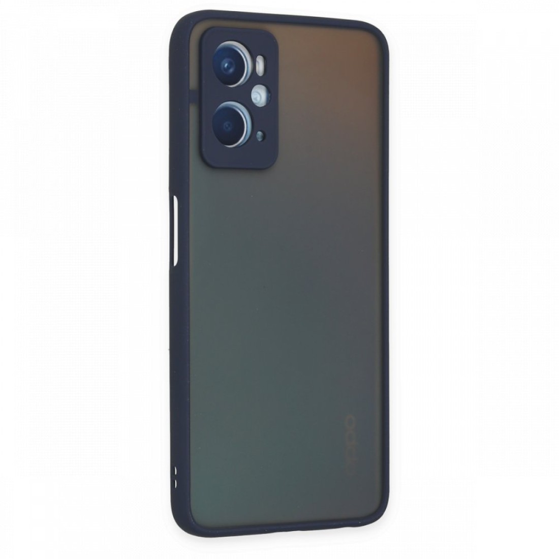  Oppo A96 Kılıf Montreal Silikon Kapak - Lacivert