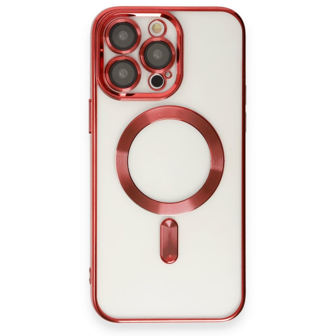  iPhone 15 Pro Max Kılıf Kross Magneticsafe Kapak - Kırmızı