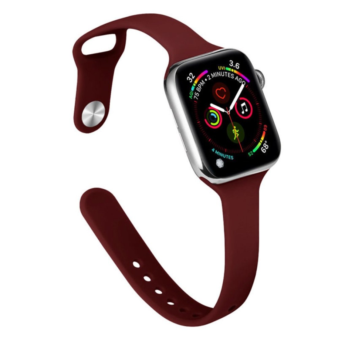  Apple Watch 38mm Klasik Kordon - Bordo