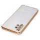  Samsung Galaxy A32 Kılıf Razer Lensli Silikon - Gold