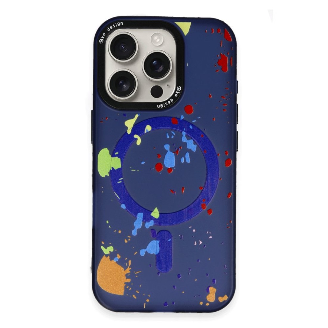 Joko iPhone 16 Pro Colorful Magsafe Kapak - Lacivert