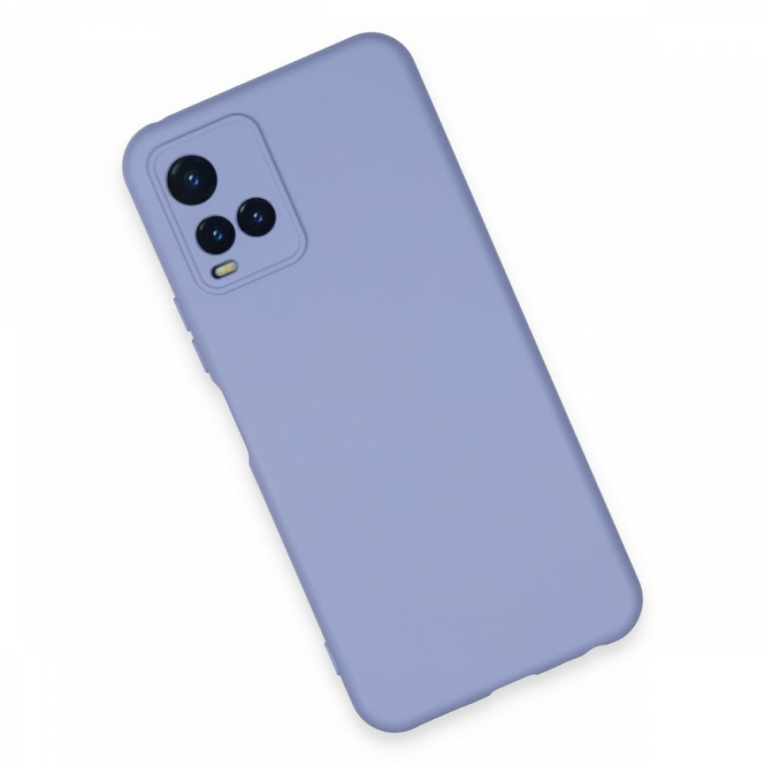  Vivo Y21S Kılıf Nano içi Kadife Silikon - Lila
