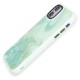 iPhone 12 Kılıf Moda Simli Kapak - Yeşil iPhone 12 Kılıf Moda Simli Kapak - Yeşil