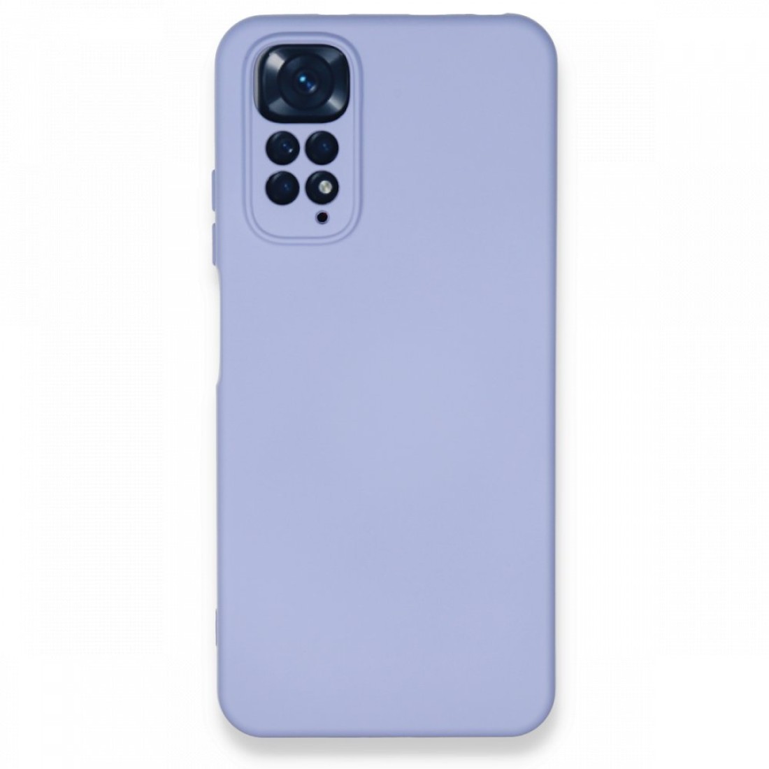  Xiaomi Redmi Note 11 Kılıf Nano içi Kadife Silikon - Lila