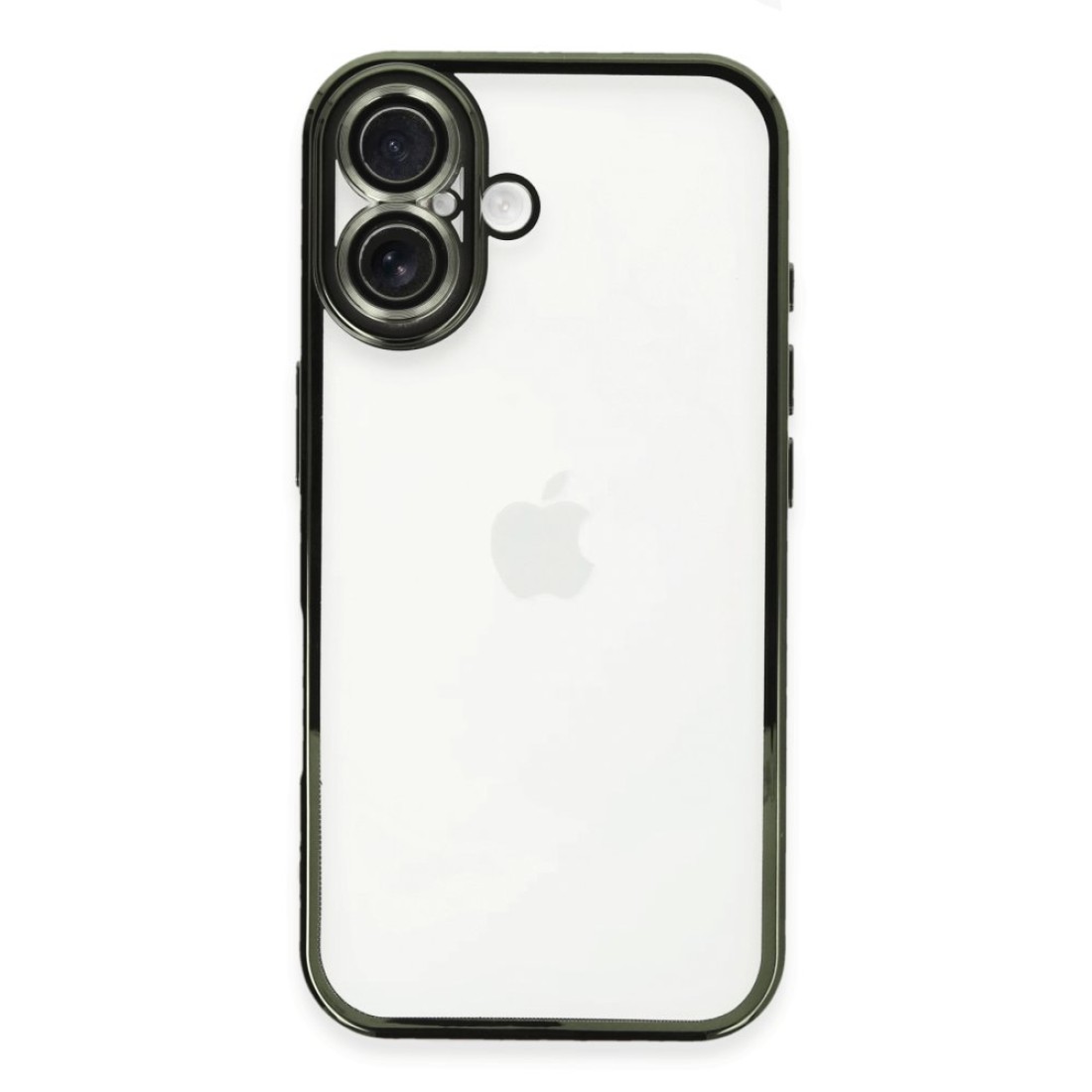  iPhone 16 Plus Kılıf Razer Lensli Silikon - Yeşil