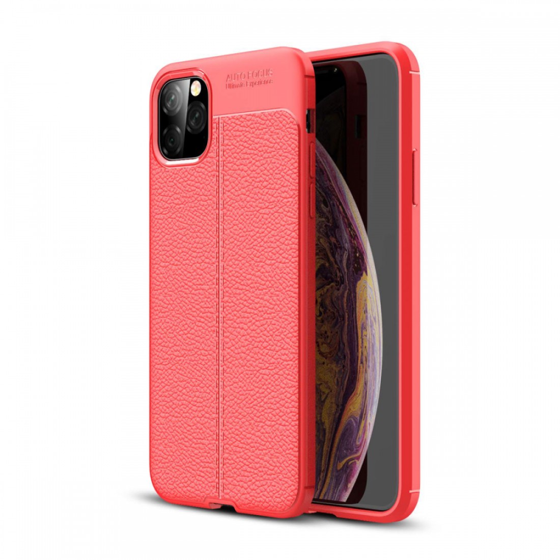  iPhone 11 Pro Kılıf Auto Focus Kapak - Kırmızı