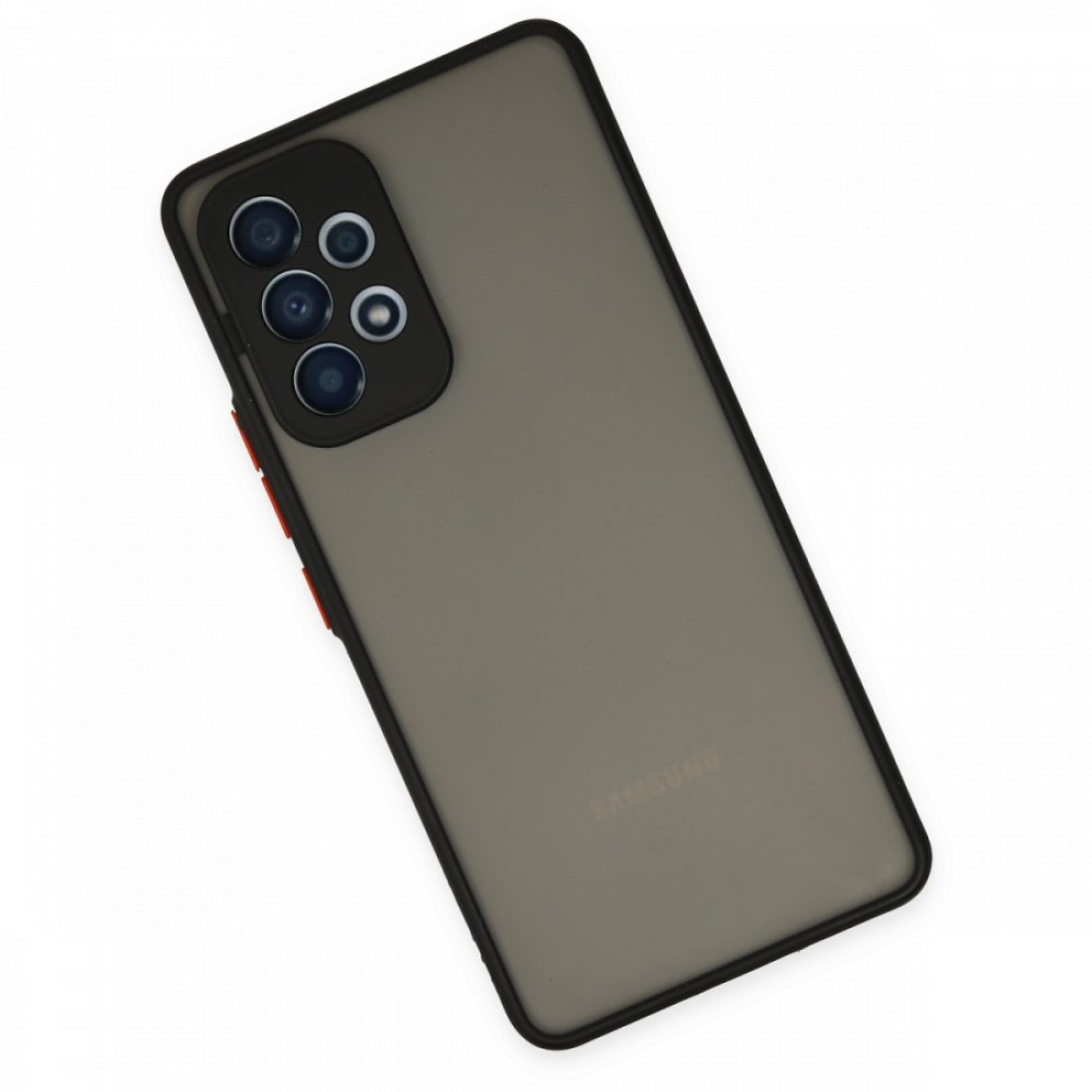  Samsung Galaxy A73 5G Kılıf Montreal Silikon Kapak - Siyah