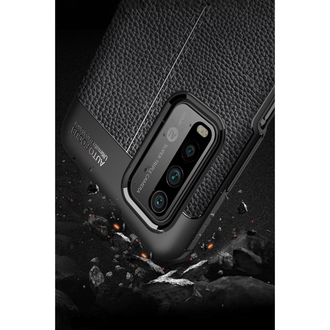  Xiaomi Redmi 9T Kılıf Auto Focus Kapak - Siyah