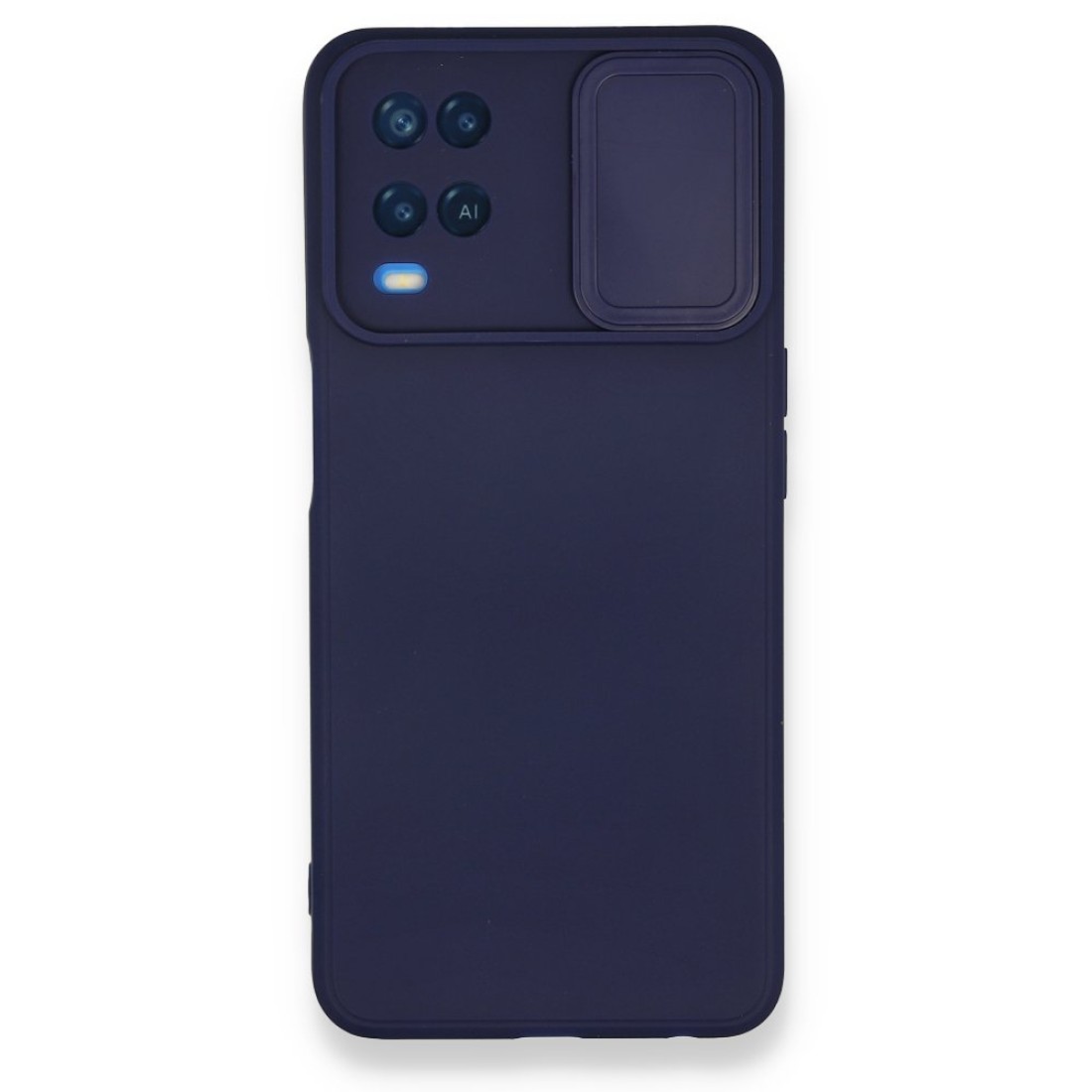  Oppo A54 4G Kılıf Color Lens Silikon - Lacivert