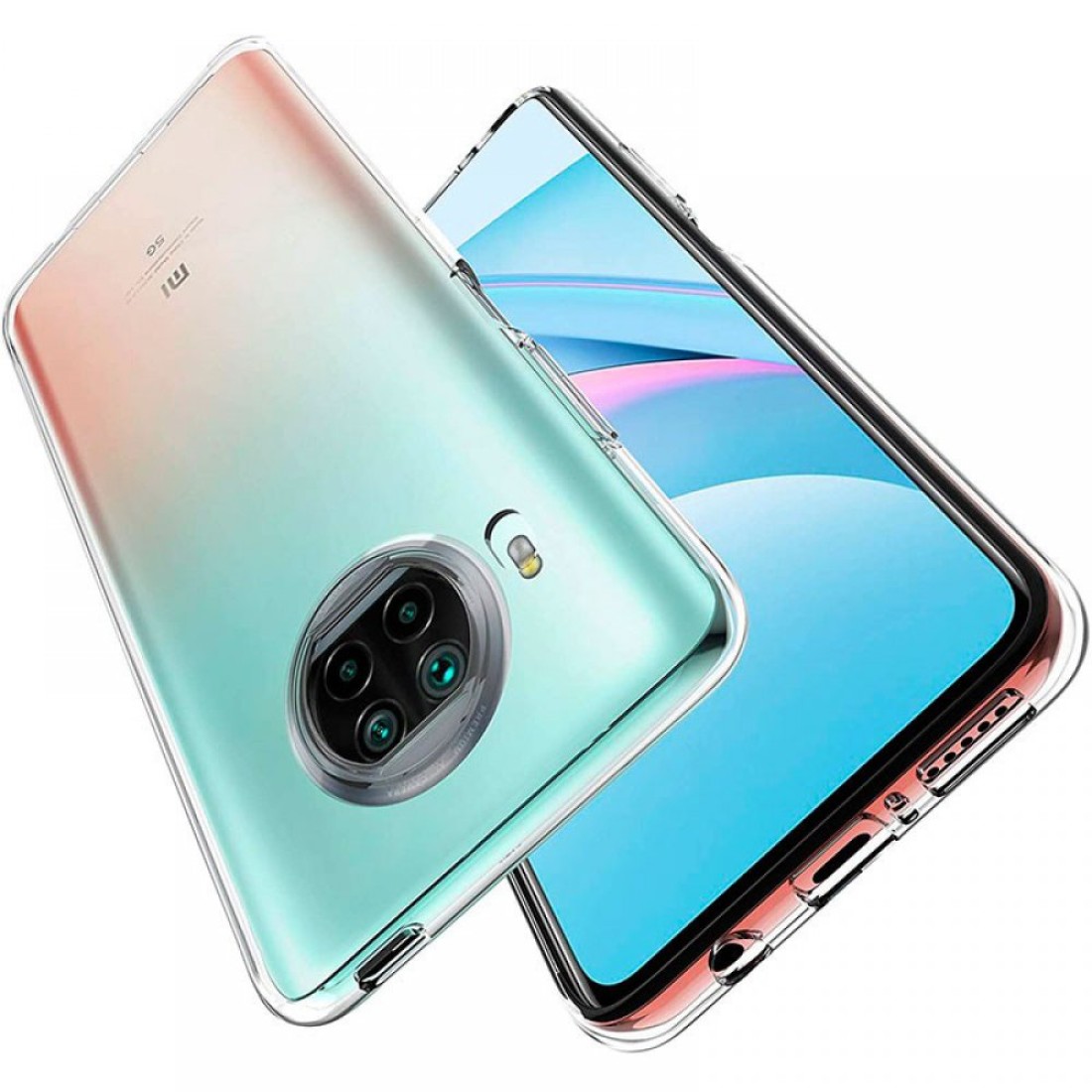 Xiaomi Redmi Note 9 Pro 5G Kılıf Lüx Şeffaf Silikon Xiaomi Redmi Note 9 Pro 5G Kılıf Lüx Şeffaf Silikon