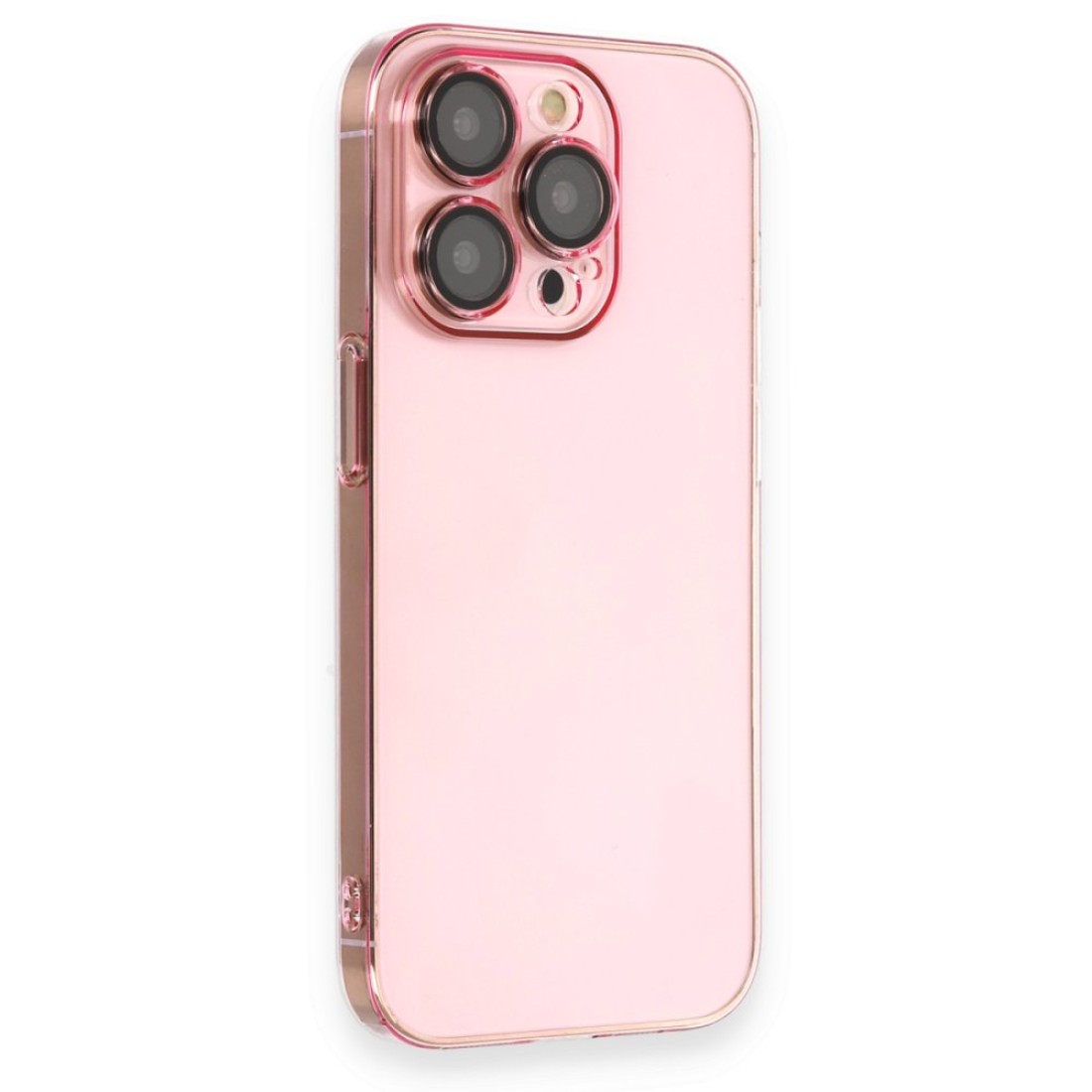  iPhone 14 Pro Kılıf Armada Lensli Kapak - Rose Gold
