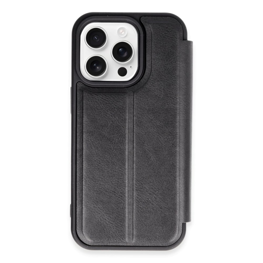  iPhone 14 Pro Max Kılıf Flip Cover - Siyah