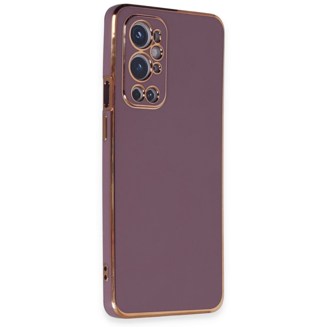  One Plus 9 Pro Kılıf Volet Silikon - Mor