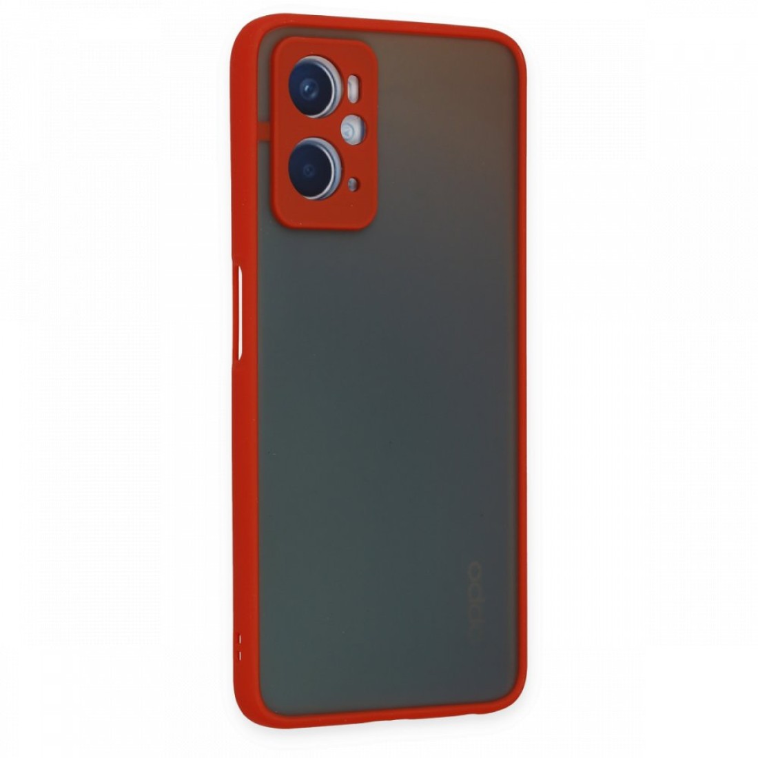 Oppo A96 Kılıf Montreal Silikon Kapak - Kırmızı Oppo A96 Kılıf Montreal Silikon Kapak - Kırmızı