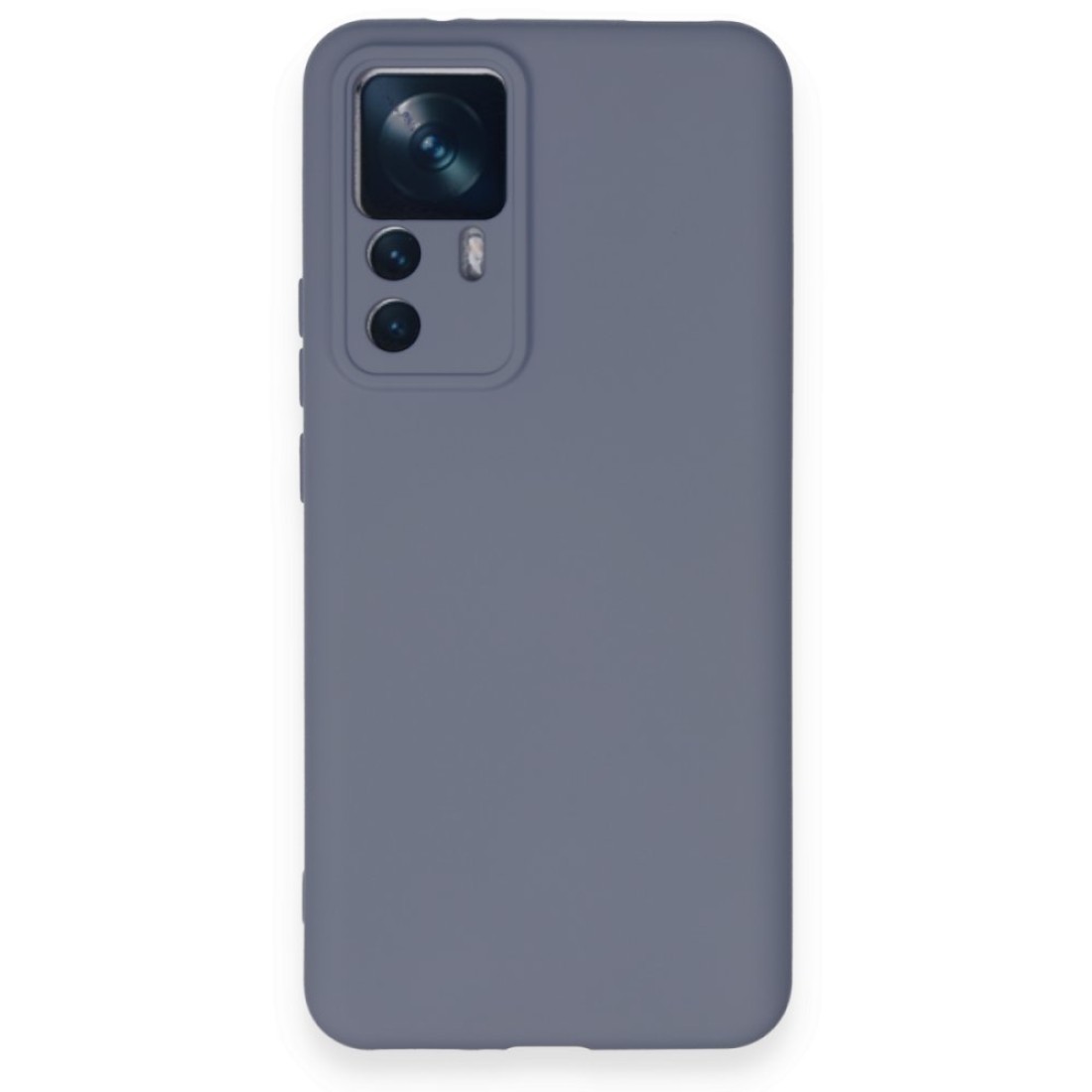  Xiaomi Mi 12T Pro Kılıf Nano içi Kadife Silikon - Gri