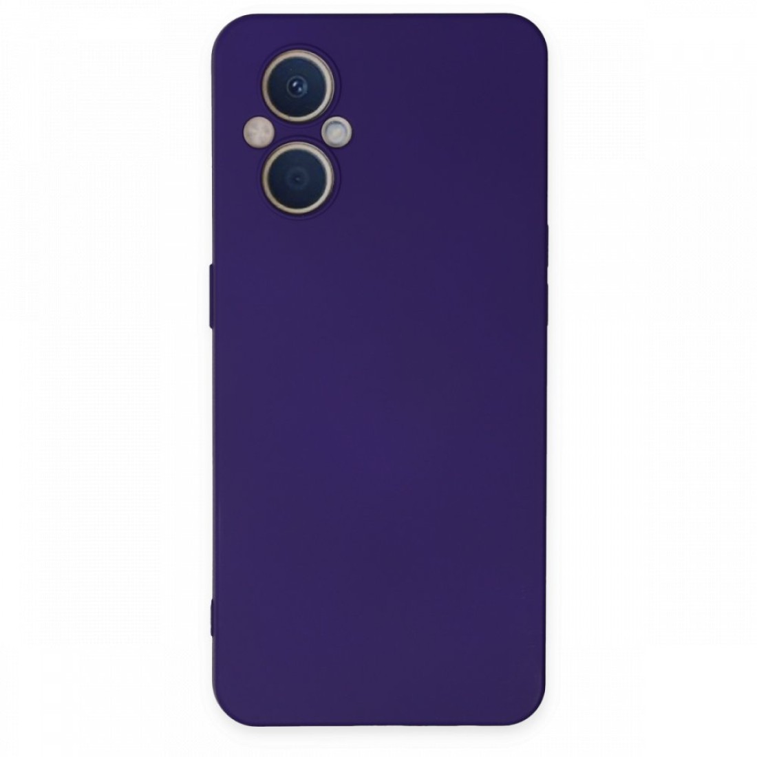  Oppo Reno 7 Lite Kılıf Nano içi Kadife Silikon - Mor
