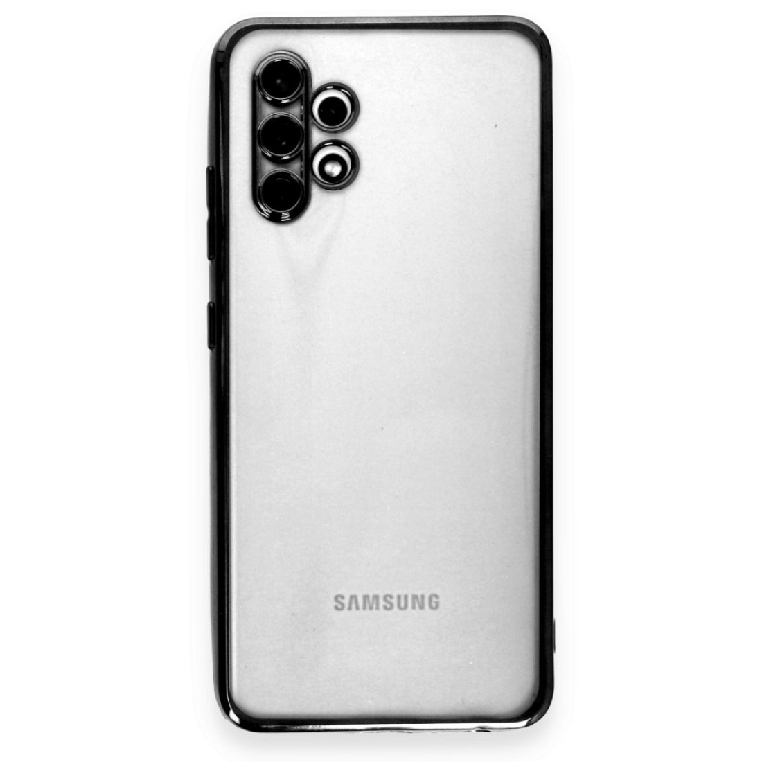  Samsung Galaxy A32 Kılıf Razer Lensli Silikon - Siyah