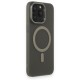  iPhone 15 Pro Max Kılıf Lodos Magneticsafe Mat Kapak - Titan Gri