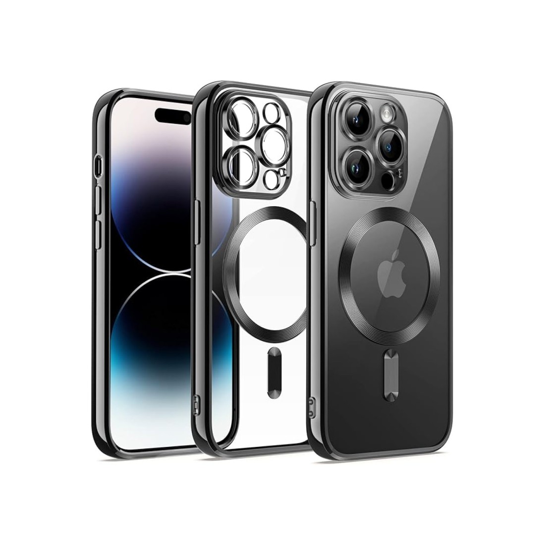 iPhone 12 Pro Kılıf Kross Magneticsafe Kapak - Siyah iPhone 12 Pro Kılıf Kross Magneticsafe Kapak - Siyah