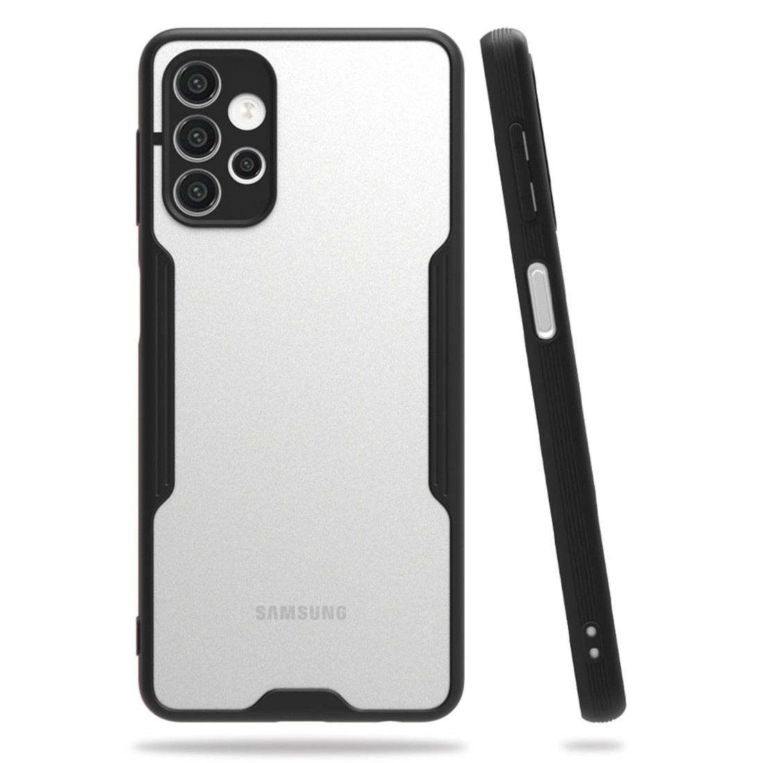  Samsung Galaxy A52S Kılıf Platin Silikon - Siyah