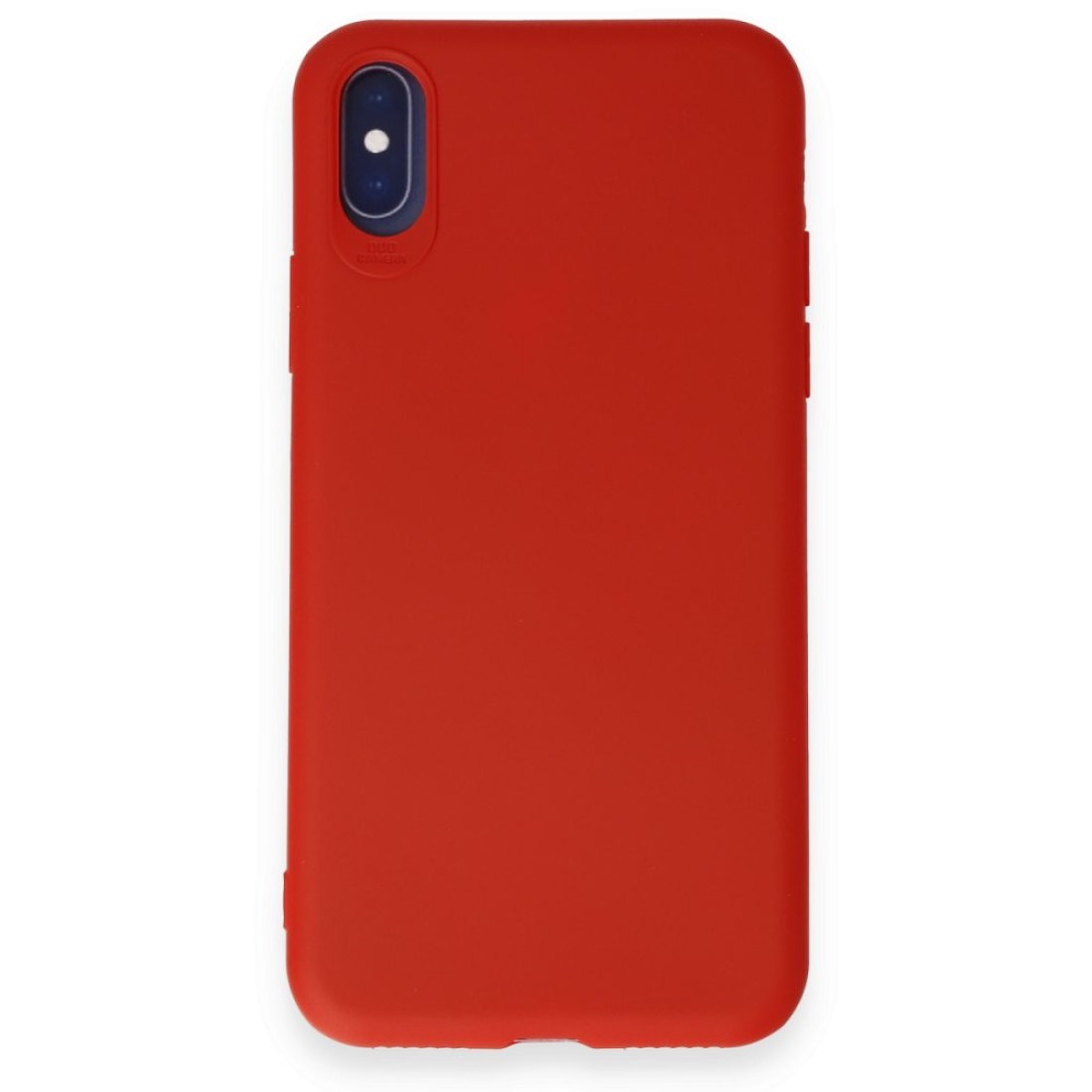  iPhone X Kılıf First Silikon - Kırmızı