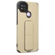  Xiaomi Redmi 9C Kılıf Mega Standlı Silikon - Gold