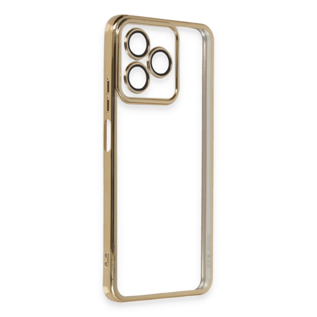 Xiaomi Redmi 13 4G Kılıf Razer Lensli Silikon - Gold Xiaomi Redmi 13 4G Kılıf Razer Lensli Silikon - Gold