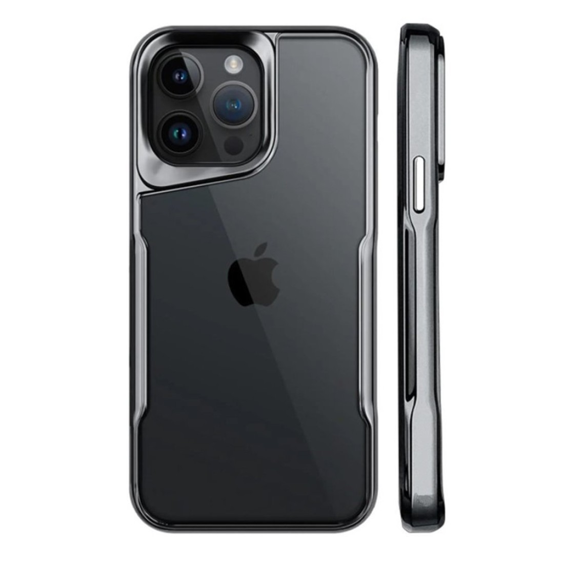  iPhone 14 Pro Max Kılıf Boyi Silikon Kapak - Titan Gri