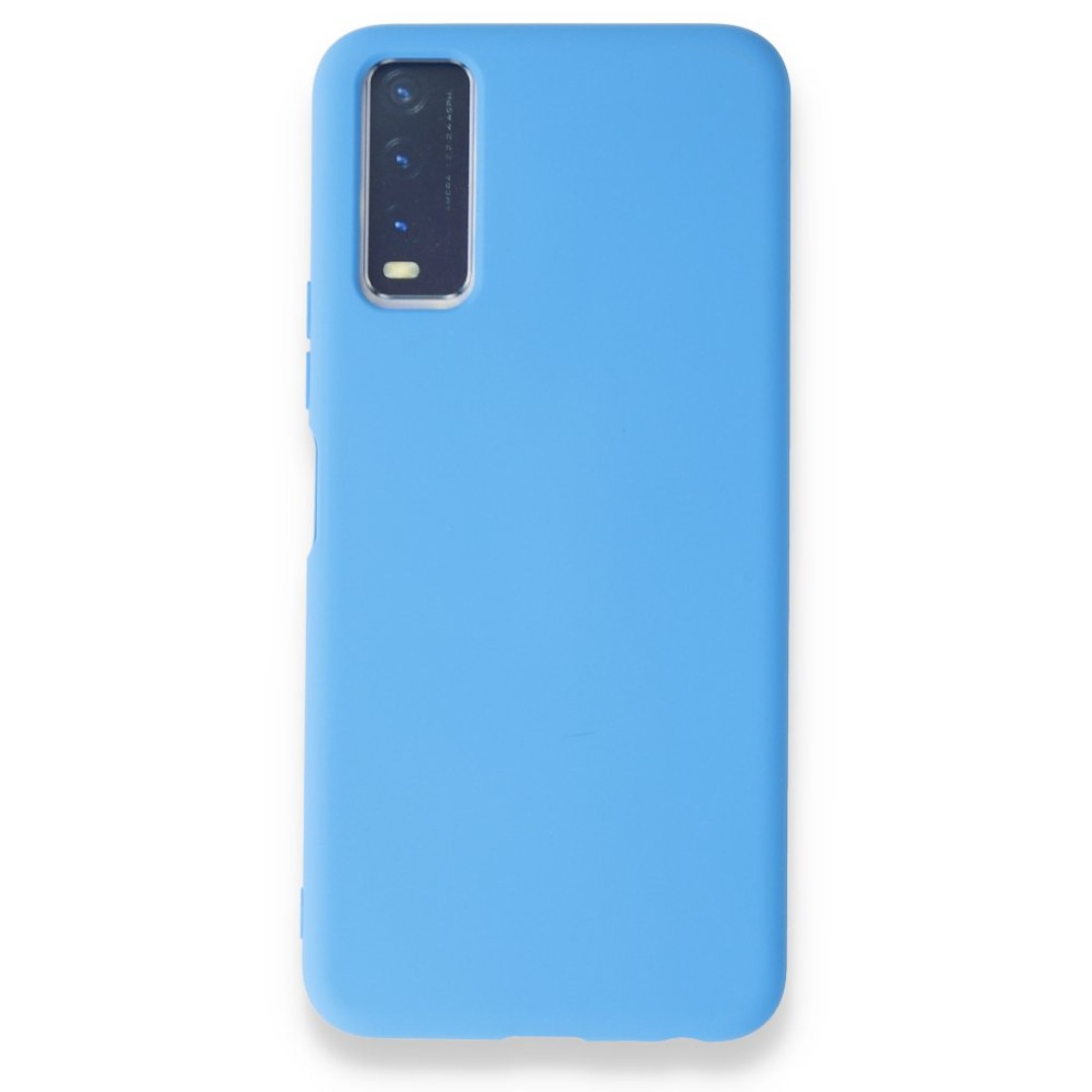  Vivo Y11S Kılıf Nano içi Kadife Silikon - Mavi