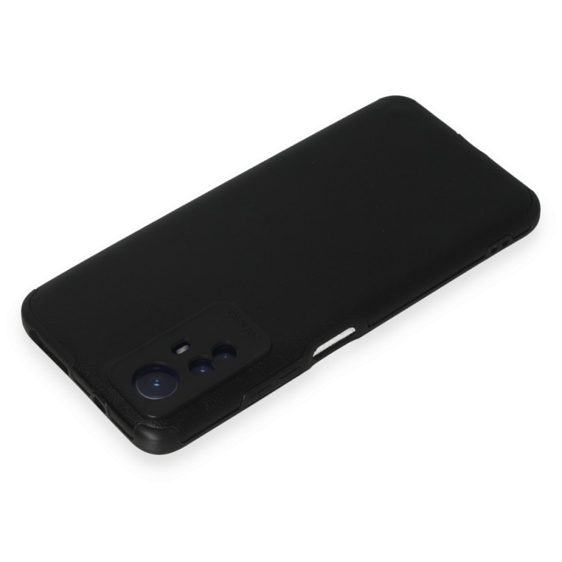  Xiaomi Redmi Note 12S Kılıf Loop Deri Silikon - Siyah
